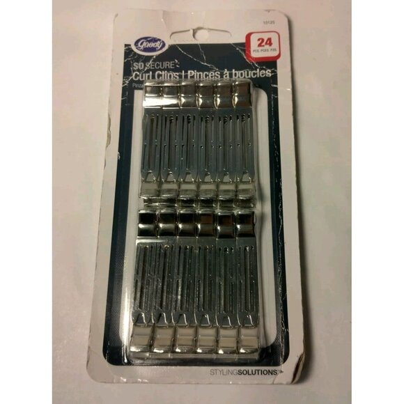 Goody Accessories - Goody So Secure Curl Clips 10125 24 Pieces Silver Tone Hair Care For Curling